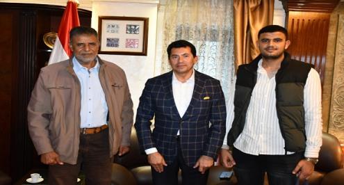 وزير الرياضة يطلق اسم محمد شوقي لاعب كفر الشيخ على مركز شباب قريته